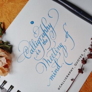 flourishing ornaments, caligraphy