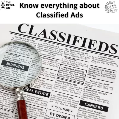 what is classified advertising?