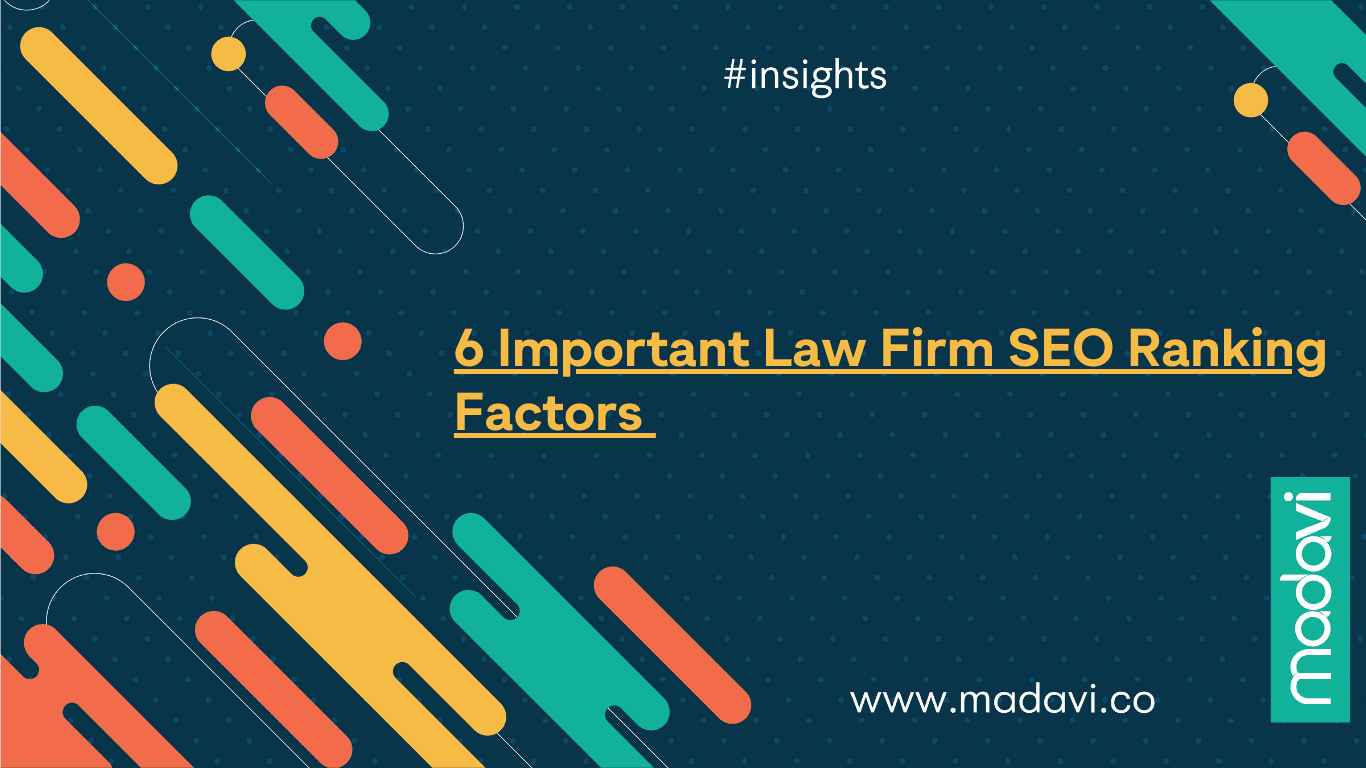 Law firm SEO ranking factors