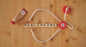 healthcare word flatlay with doctors estethoscope 2024 02 29 21 52 32 utc