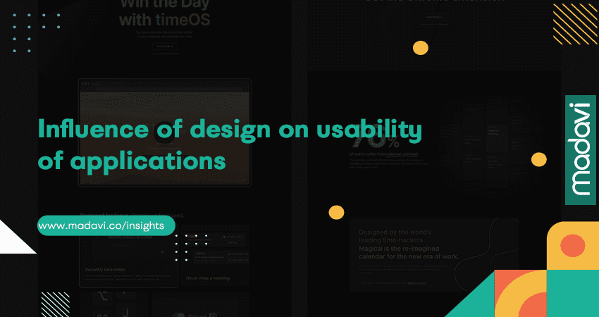 Influence of design on usability of applications