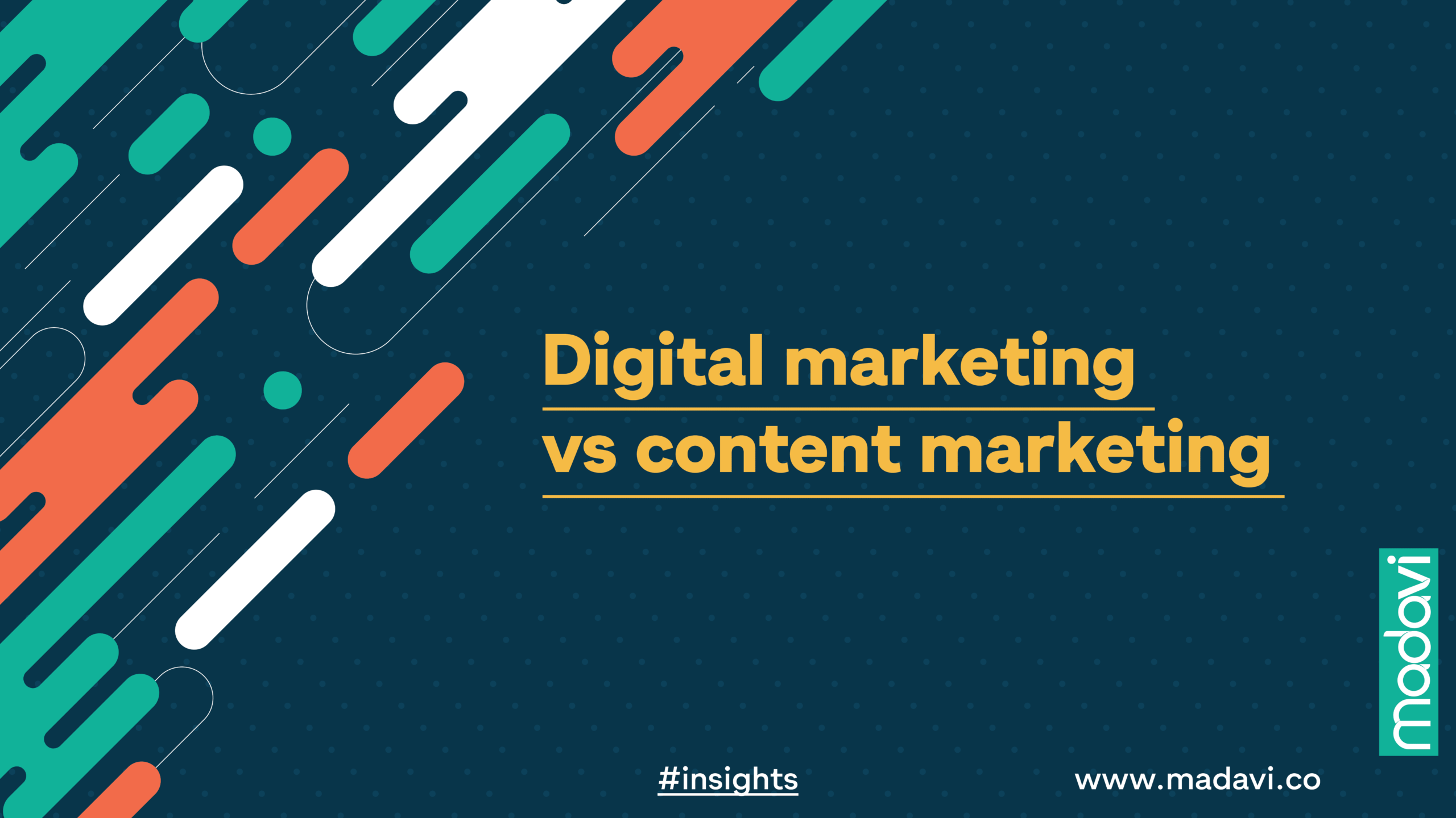 Digital Marketing vs. Content Marketing
